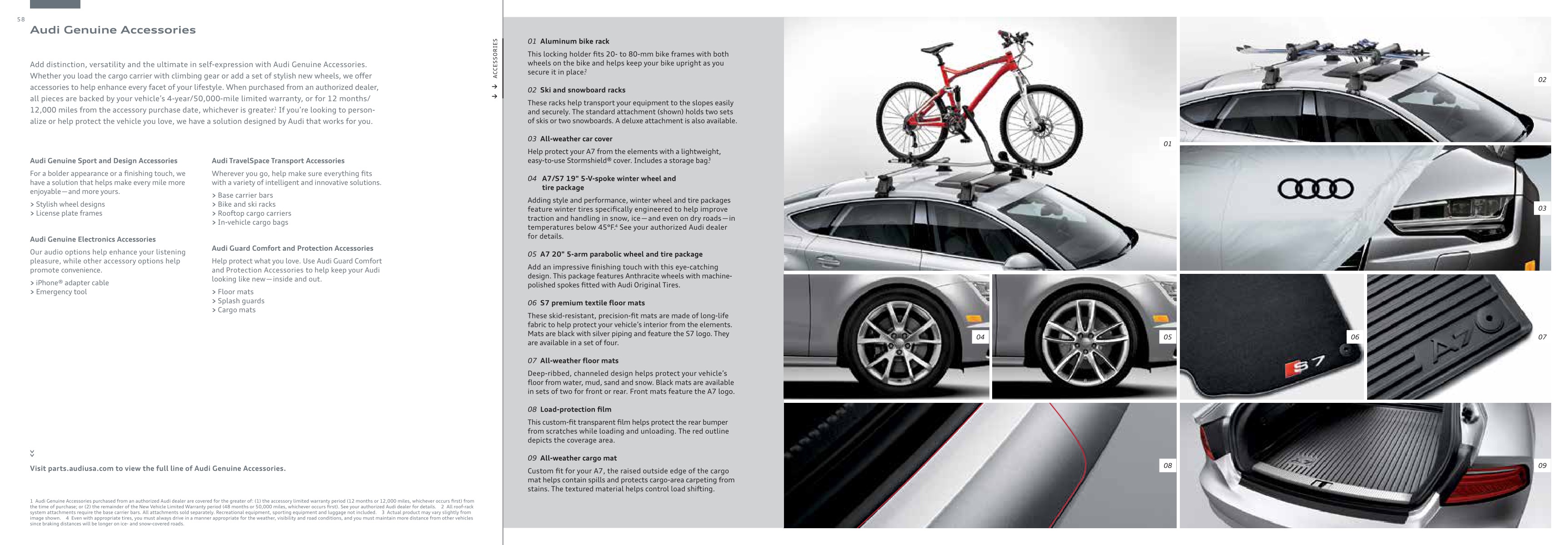 2016 Audi A7 Brochure Page 20